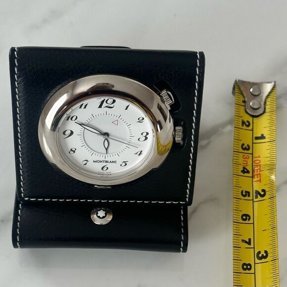 SOLD:Montblanc Travel Clock Not Tested - Picture 10 of 12